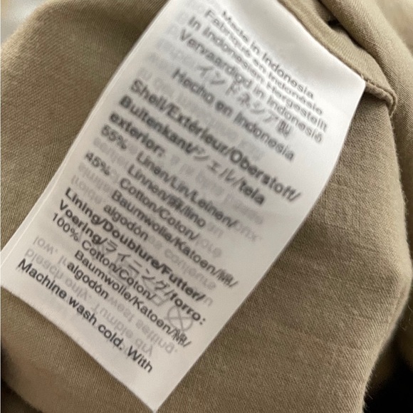 J. Crew Wide Leg Jumpsuit Linen Cotton Preppy Vacation - Picture 3 of 4